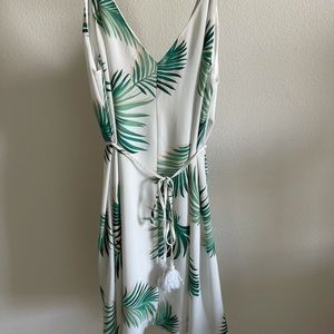 Palm Tree Printed Dress